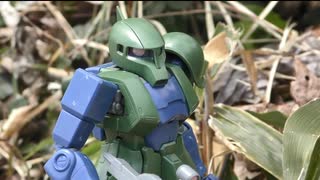 (ガンプラ登山アタック) 元取山(富山県)でMG ザクⅠを作る