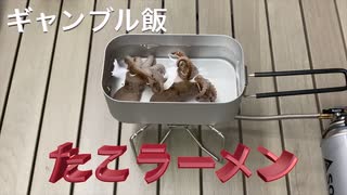 あまりパンチの無い「たこラーメン」を作ってみたら○○過ぎた【ギャンブル飯】