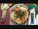 生わさびの辛さと風味をを堪能！ワサビ丼【ずん子の気まぐれキッチン#19】【Voiceroidキッチン】