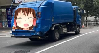 ゴミ収集車神社.mp4