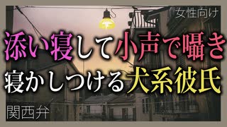 【女性向けボイス】関西弁で添い寝して小声で囁き寝かしつける犬系彼氏を読みました。【添い寝ボイス】