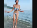 可愛い素人女の子の水着