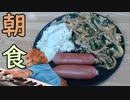 朝食 with 猫【スイカ飯】