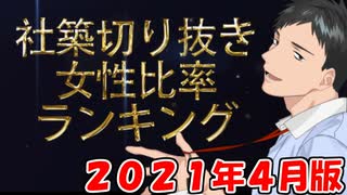 社築切り抜き動画_女性人気ランキング【社築】【にじさんじ切り抜き】