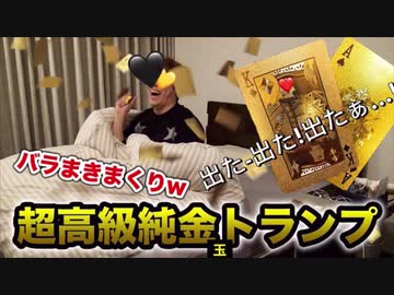 【ヘ●トキンの遊び】ｱｰﾁｶﾞｳﾁｶﾞｳw【貴族の遊び】超高級純ｷｨﾝ!たぁ〜ま！トランプ家中にバラまいてみた〜！みた！みたぁ…！