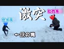 ヒカキが転がした巨大な鉄の塊がセイキに激突し木っ端微塵に消し飛、ゥ………