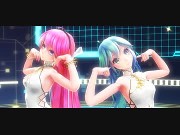【MMD】Tda式改変ミク、ルカ様で『愛Dee』