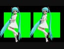 【RAY-MMD】一回まわるたびにぴくちぃミクちゃんが飛び出してくる動画【平行法？】