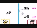 3分で解説！控訴・上告について（＋前回の続き）【ゆっくり講座】