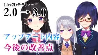 にじさんじライバー専用配信アプリJK組Live2Dモデル「2.0」→「3.0」20210414現在のアップデート内容と今後の改善点