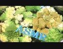 「音フェチ」咀嚼音！ASMR！お料理♪生野菜をフライ＆天ぷらして食べてみた♪作業用BGM