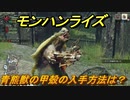 モンハンライズ　青熊獣の甲殻の入手方法は？　＃２７６【ＭＨＲ】