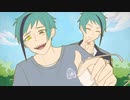 【手描きツイステ】2年生でsk∞EDパロ