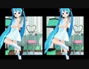 【MMD】一回まわるたびにぴくちぃミクちゃんが飛び出してくる動画Ⅱ【交差法】