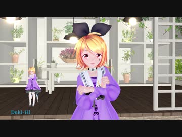 【MMD】鏡音リン「夜に駆ける」