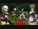 【R18ゲー】女剣士に体術で屈服させられてしまうエリート兵士ちゃん【リョナ】