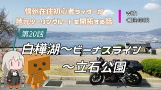 【ボイロ車載】信州在住初心者ライダーが地元ツーリングルートを開拓する話　第20話【CBR400R】