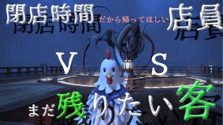 【FF14】閉店時間だから帰ってほしい店員VSまだ残りたい客【おふざけ】