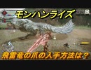 モンハンライズ　飛雷竜の爪の入手方法は？　＃３３１【ＭＨＲ】