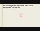 Essay on Importance of Education