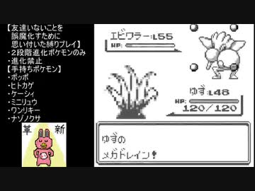 ポケモン赤を進化禁止縛りでプレイ４１ ニコニコ動画