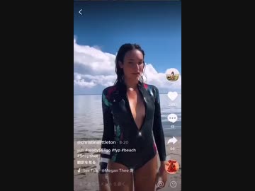 ノーブラだけど注目するのはお尻の方です　tiktok