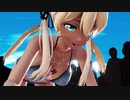 【Ray-mmd】ビーチでプリンツオイゲンがスクワット