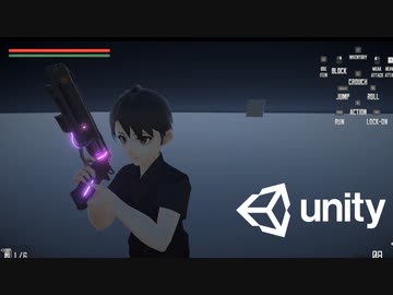 【巨大娘】銃と射撃エフェクトの種類追加【地球防衛軍風ゲーム制作】【giantess】