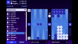 バックギャモン実況６０ バックギャモンカーニバル（蟹）のお話