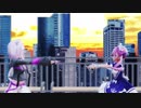 【MMDホロライブ】猫又おかゆ・湊あくあで「チューリングラブ」（夕方・屋上シチュ、1080p）【絵かゆ】【あくあーと】