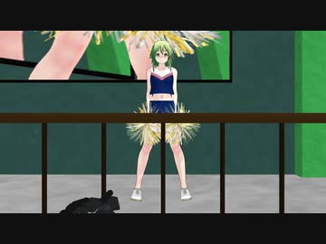 【MMD】頑張って応援してくれるGUMIさんに【 YAHHO!! 】を踊ってもらった【紳士】