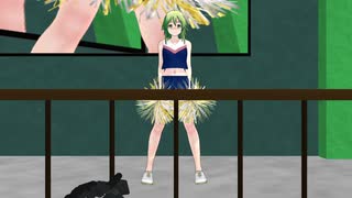 【MMD】頑張って応援してくれるGUMIさんに【 YAHHO!! 】を踊ってもらった【紳士】
