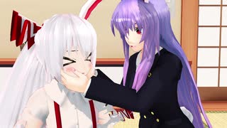 【東方MMD】もこんげのお菓子な一日
