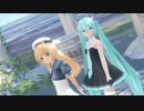 【ニア】ミニスカジャーヴィス と YYB式ミク【MMDルーキーズフェスタ2021】