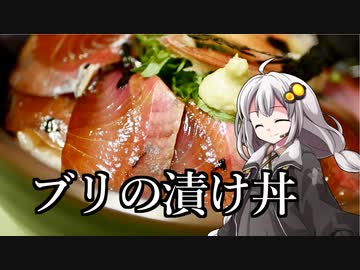 釣れなくても料理！ブリの漬け丼！【VOICEROIDキッチン】