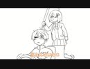 【葛葉・本間ひまわり】後頭部を殴られる葛葉ととぼける本間ひまわり【手描きにじさんじ】