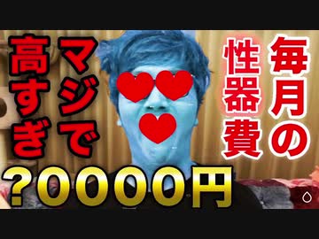 毎月の性器費見たら高すぎてTNTN折れた…【設x術】