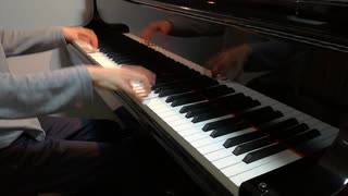 まらしぃさんの「青く駆けろ！」を弾いてみた