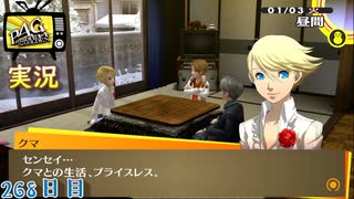 【ペルソナ4ザ・ゴールデン】クマとの共同生活 1月3日 268日目  雪【実況】