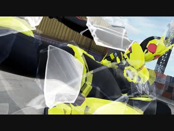 【ネット超会議2021】超ガラスバーン選手権 feat MMD仮面ライダー【再投稿】