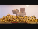 【Minecraft /#ぷんくら2】この空で丸石製造機を作りました！鉄の無限回収もできるからこれは勝ったな！【すかいぶろっく編 4日目】