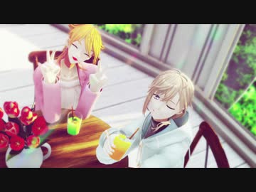 【にじさんじMMD】おねがいダーリン【叶・伏見ガク】