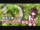 【思い切って野草を食べてみよう】#14 シャクさんで「野草パスタ」！