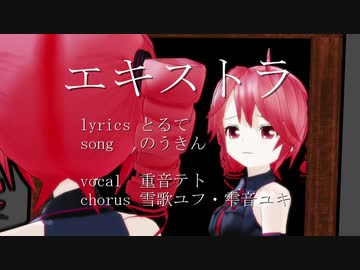 【重音テト】エキストラ【オリジナル】 / UTAU Kasane Teto Original