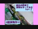 【超漬物作り】袋詰め野菜で漬物を作ってみたPart2【ニコニコネット超会議2021】