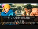 【スト5】かりんの牽制相性調べ　ネカリ編【ゆっくり解説】