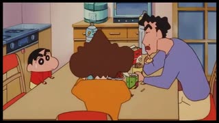クレヨンしんちゃんの食事シーンを逆再生するとこうなる
