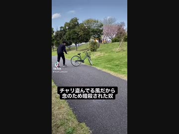 チャリ盗んでる風だから念の為暗殺された奴