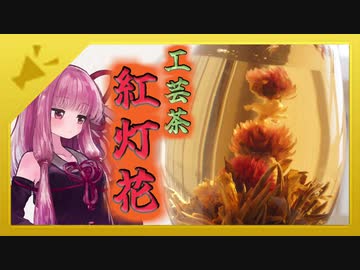 午後の茜茶（裏）　工芸茶…紅色に灯す花-koutuka-【N1グランプリ】