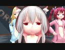 【MMD】グレ子＆ポトワトサラミで夏の夜に少女ふぜゐ